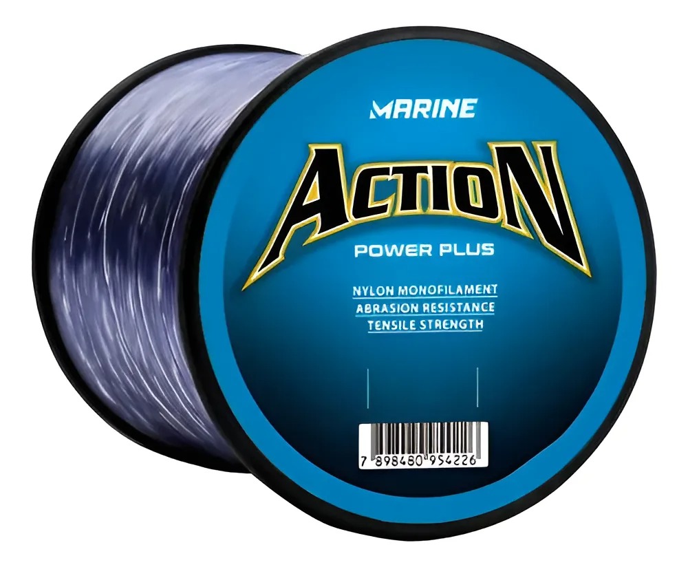 Linha De Pesca Marine Sports Action Power Plus Cinza 0,33mm